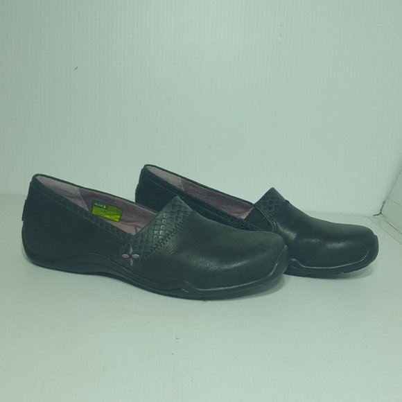 Ahnu Womens Leather Slip-ons - Size 7 US - Pre-owned - C1KG84 - Picture 1 of 7